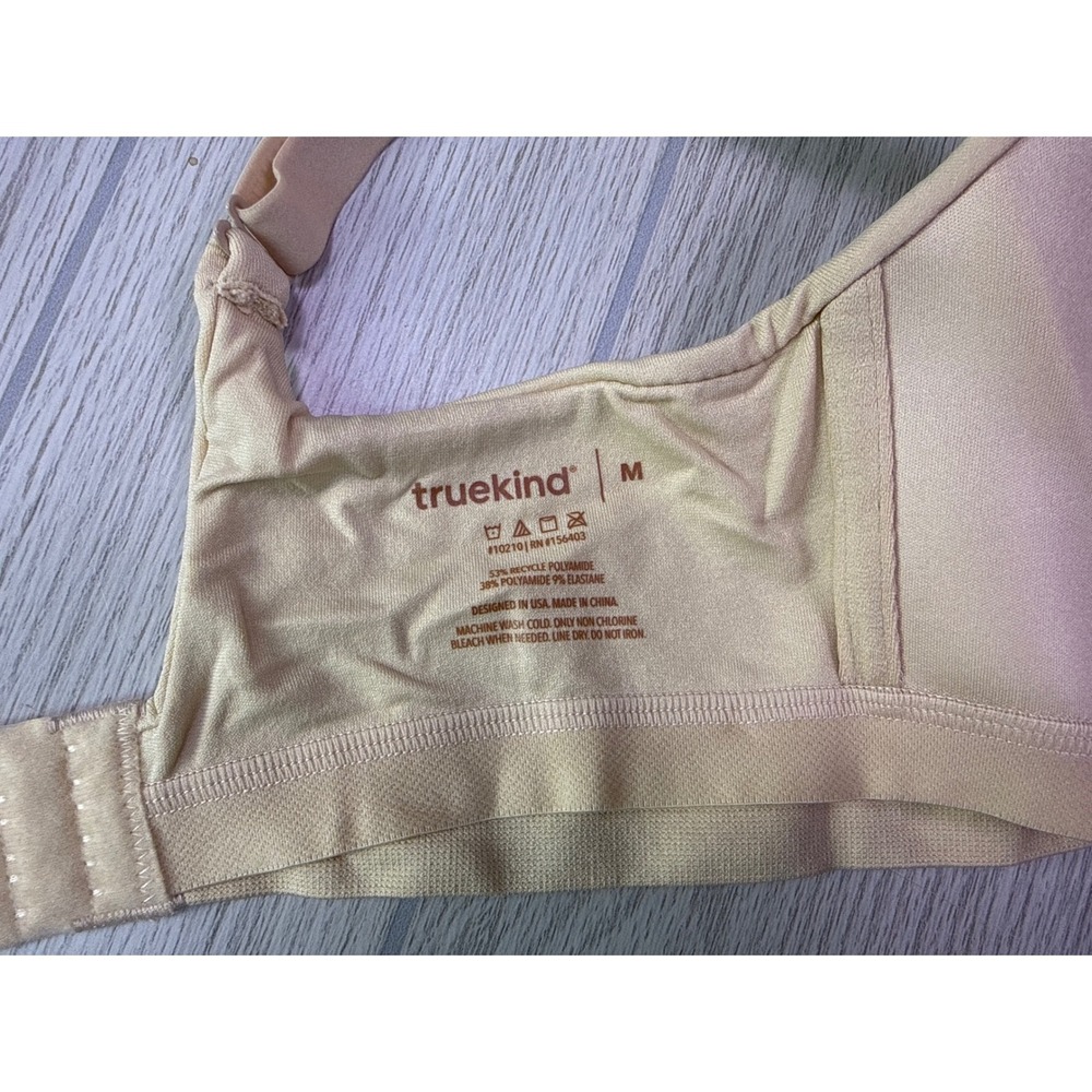 Truekind Supportive Comfort Wireless Shaping Bra Chai Beige Womens Medium NWT - Picture 5 of 6